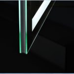 Large LED Bathroom Mirror Cabinet with Double Doors & 3 Color Temperature Settings - View 2