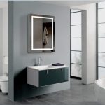 Slim LED Illuminated Mirror Cabinet – Anti-Fog, Aluminum Frame, for Contemporary Bathrooms - View 1
