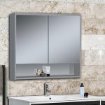 IP44 Rated LED Mirror Cabinet for Shower/Bathroom – Waterproof, Built-In Sensor Switch - View 2