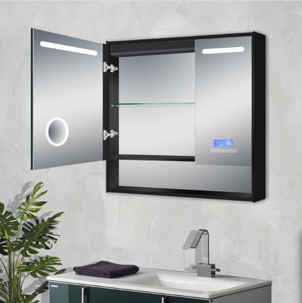 LED Mirror Medicine Cabinet with Internal Socket & Adjustable Shelves – No More Messy Cables