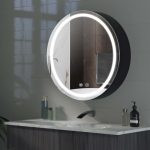 Backlit LED Bathroom Mirror Cabinet – 360° Soft halo Glow, No Glare for Makeup & Shaving - View 2