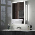 Voice-Activated LED Mirror Cabinet with Alexa & Google Home – Hands-Free Smart Bathroom - View 1