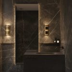 Modern LED Mirror for Bathroom, Bluetooth Audio Option, Hand-Swipe Sensor, Anti-Fog, Customizable Size - View 2