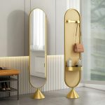 Extra Wide Full Length Door Mirror – Closet & Bedroom Organizer with Frameless Design - View 2