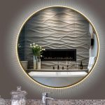 Smart LED Vanity Mirror, Add Bluetooth Speaker, Hand-Swipe Activation, Anti-Fog, Customizable Size - View 2