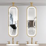 Two-Sided Mirror, Luxury Anti-fog Mirror for Hotels, Resorts, and Spas – Bluetooth, Motion Sensor, 3000K-6000K Lighting, Customizable Stainless Steel/Iron Frame - View 2