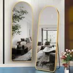 Frameless Modern Bathroom Mirror with BacklightLeaner Mirror for Bedroom – Large Freestanding Full Body Floor Mirror with Simple DesignFrameless Modern Bathroom Mirror with Backlight - View 1