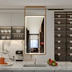 Customizable Hotel LED Mirror – Anti-fog, Motion Sensor, High-end Finish, Brushed Oxide Stainless Steel, Copper-free, Eco-friendly Lens - View 1