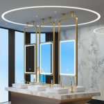Smart Hotel Bathroom Mirror – Custom Design, Defogger, Music, and Dimmable LED - View 1