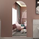 Personalized home wall mirror, now simple and frameless, copper-free and environmentally friendly lens, easy to install - View 2