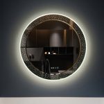 Bathroom Mirror with LED Lights, Bluetooth Music Add-On, Hand-Sensing Activation, Easy Mount - View 1