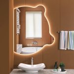 LED Bathroom Mirror, Anti-Fog, Dimmable, Add Bluetooth Speaker, Touchless On/Off, Customizable Size - View 1