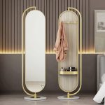 Classic Full Length Standing Mirror – Heavy Duty Base & Anti-Distortion Glass，Closet & Bedroom Organizer - View 1