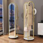 Classic Full Length Standing Mirror – Heavy Duty Base & Anti-Distortion Glass，Closet & Bedroom Organizer - View 2