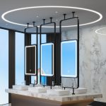 Smart Hotel Bathroom Mirror – Custom Design, Defogger, Music, and Dimmable LED - View 2