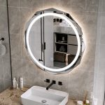 LED Bathroom Mirror, Anti-Fog, Dimmable, Compatible with Bluetooth Speaker, Touchless Switch - View 1