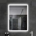 Lighted Vanity Mirror for Bathroom, Bluetooth Speaker Upgrade, Hand-Sensing Control, Custom Sizes - View 2