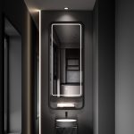 Custom LED Mirror for Hotels and Bars – Anti-fog, Bluetooth, Dimmable, Stainless Steel/Iron Mirror with Storage - View 3