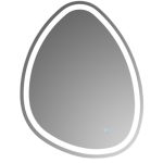 Modern LED Bathroom Mirror with Optional Bluetooth Speaker, Hand-Swipe Sensor, Dimmable, Anti-Fog - View 3