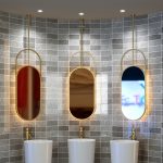 High-end Commercial Mirror with LED Light and Heating – Customizable Sizes, Black Wrought Iron Hanging Mirror - View 4