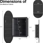 Recessed LED Medicine Cabinet Mirror – Flush Mount Built-In Look with Ample Storage - View 3