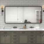 Leaner Full Length Floor Mirror for Bathroom – Freestanding Full Body View - View 1