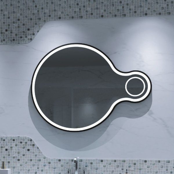 Round LED Bathroom Mirror with IP44 Waterproof Rating – Ideal for Modern & Spa-Like Bathrooms