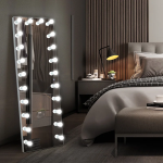 Espejo de Vanidad con Luz LED – Modern & ElegantHollywood Style LED Full Body Mirror with 3 Color Temperatures for Makeup & Try-OnEspejo de Vanidad con Luz LED – Modern & Elegant - View 3