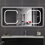 Large size bathroom mirror，Light Up Bathroom Mirror – Adjustable Brightness - View 1