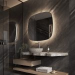 Lighted Vanity Mirror for Bathroom, Optional Bluetooth Audio, Hand-Swipe Control, Anti-Fog, Easy Install - View 2