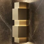 Minimalist Single Light Bathroom Sconce – Round Backplate, Sleek Design for Small Bathrooms - View 1