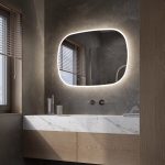 Mirror Medicine Cabinet with Built-In LED Lights - View 2