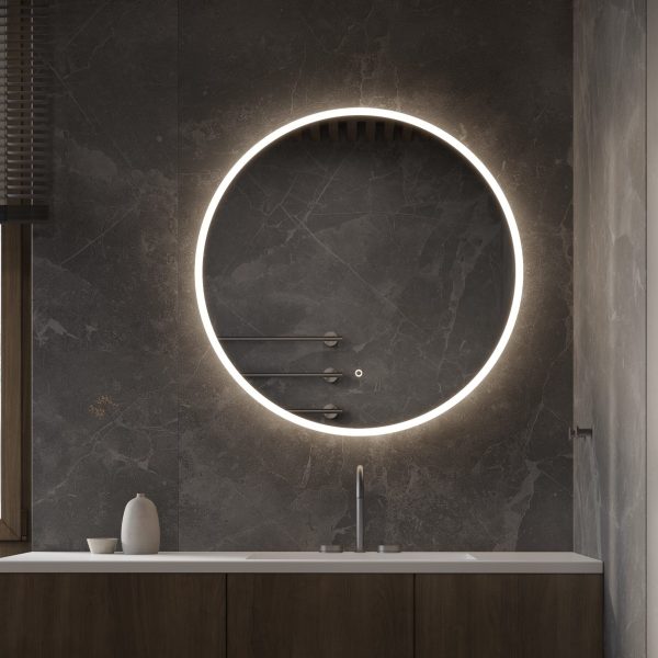 LED Bathroom Mirror, Anti-Fog, Dimmable, Add Bluetooth Speaker, Touchless On/Off, Customizable Size