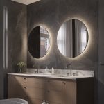 Bathroom Mirror with LED Lights, Bluetooth Music Upgrade, Hand-Sensing Switch, Front & Backlit, Easy Mount - View 2