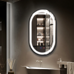 Runway bathroom mirror with light，High-Tech Smart Mirror for Modern Bathrooms - View 1