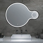 Round LED Bathroom Mirror with IP44 Waterproof Rating – Ideal for Modern & Spa-Like Bathrooms - View 2