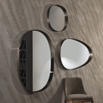 Stainless Steel Custom Bathroom Mirror-Anti-fog Bathroom Mirror with LED Lighting - View 2