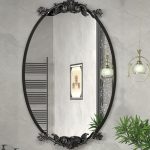 Antique Bronze Framed Mirror – Traditional Elegance for Victorian or Classic Bathrooms - View 1
